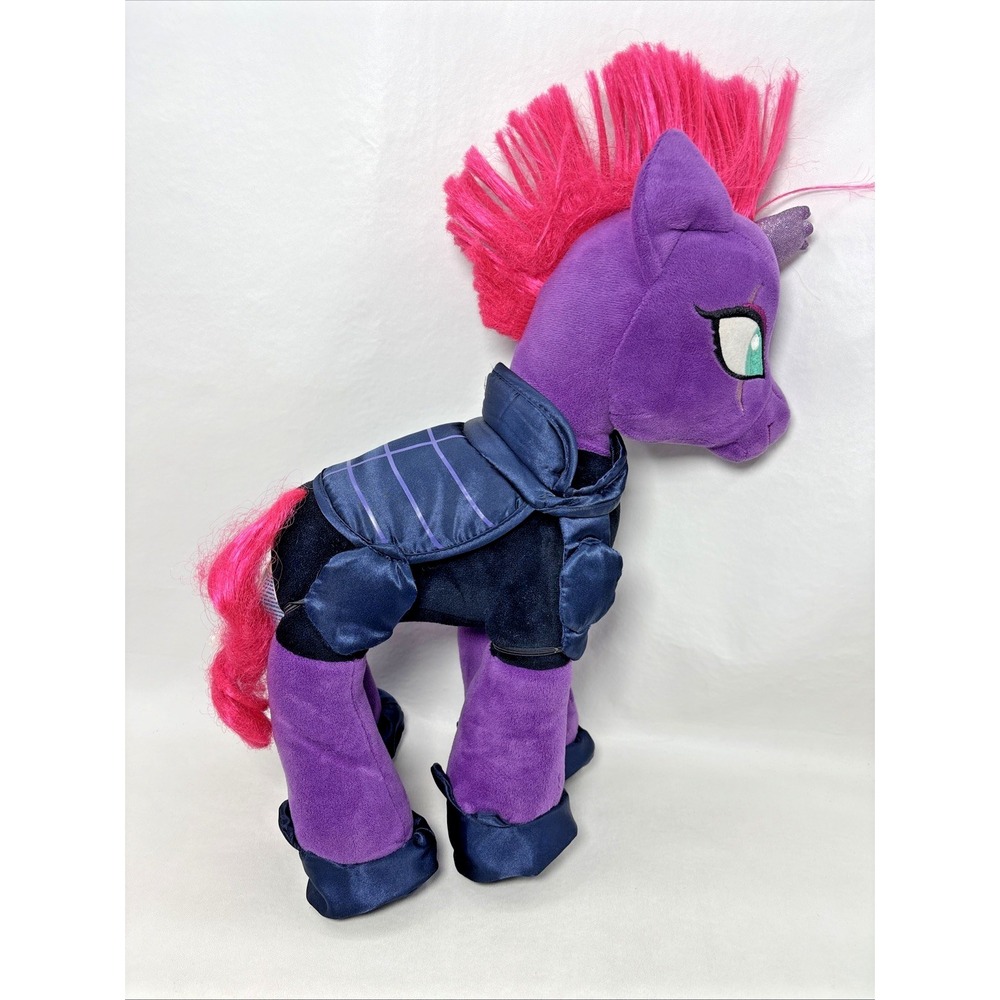 My Little Pony G4 Tempest Shadow Purple Build A Bear With Outfit Pink Mohawk 16"